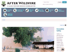 Tablet Screenshot of afterwildfirenm.org